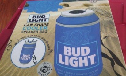 Bud Light Can Shape Cooler Speaker Bag
