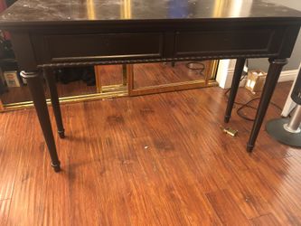 Cherry wood desk