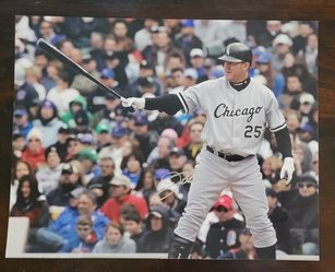 JIM THOME Signed Chicago White Sox 11x14 Photo Autographed Photo