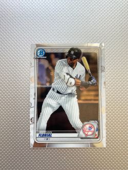 2020 Bowman Chrome Estevan Florial Baseball Card