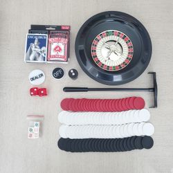 Multi Casino Card Game With Poker (1 Latch Broken)