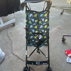 Umbrella Stroller with Dinosaur Print Small Cover For Shade