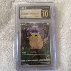 pokemon Pikachu pristine reverse holo new