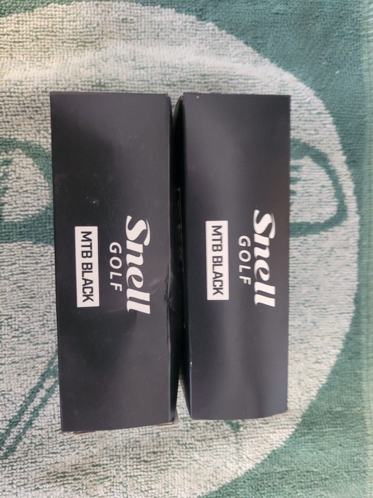 Snell Golf MTB, My Tour Black, Golf Balls. Two Sleeves