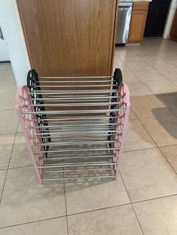 2 shoe organizers