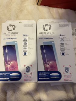 2 Whitestone Dome Glass Protector S10+