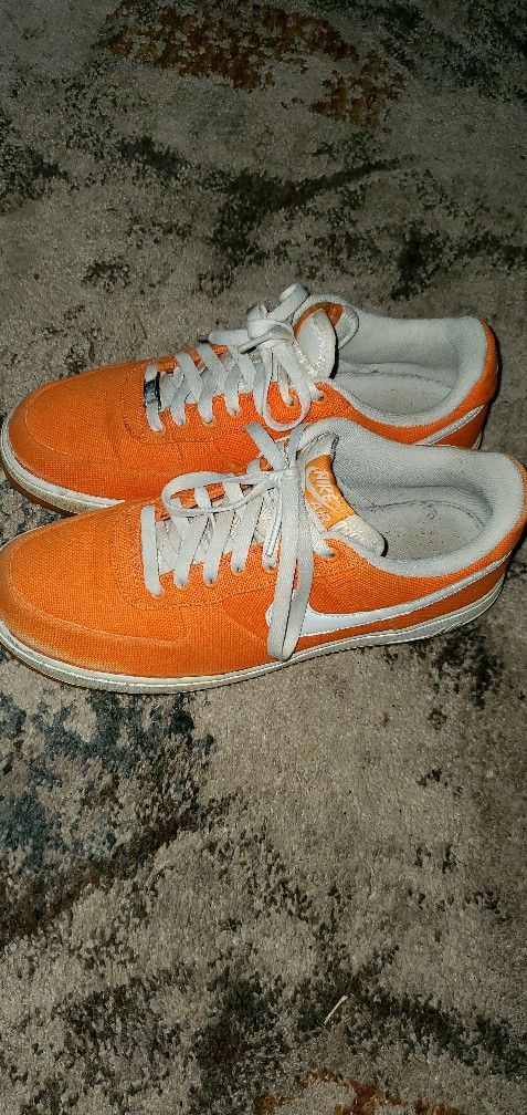 Nike Air Force Canvas Orange Rare