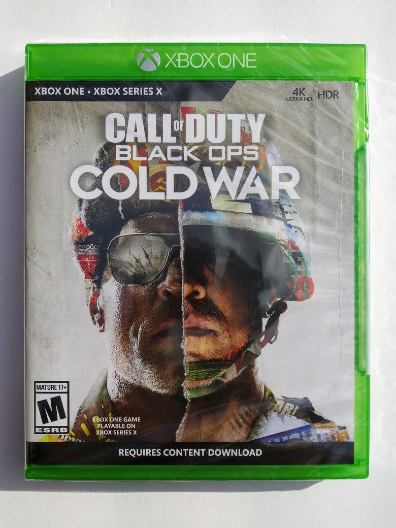 Call Of Duty Black Ops Cold War Microsoft Xbox One/Xbox Series X Game Brand New Never Opened Factory Sealed In Clear Plastic See Photos/Description