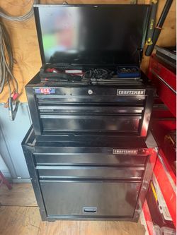 Tool box with tools