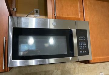 GE Stainless Microwave