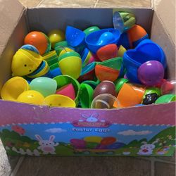 Over 100 Plastic Easter Eggs