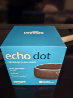 Echo Dot (3rd Gen) + Wall Mount – New