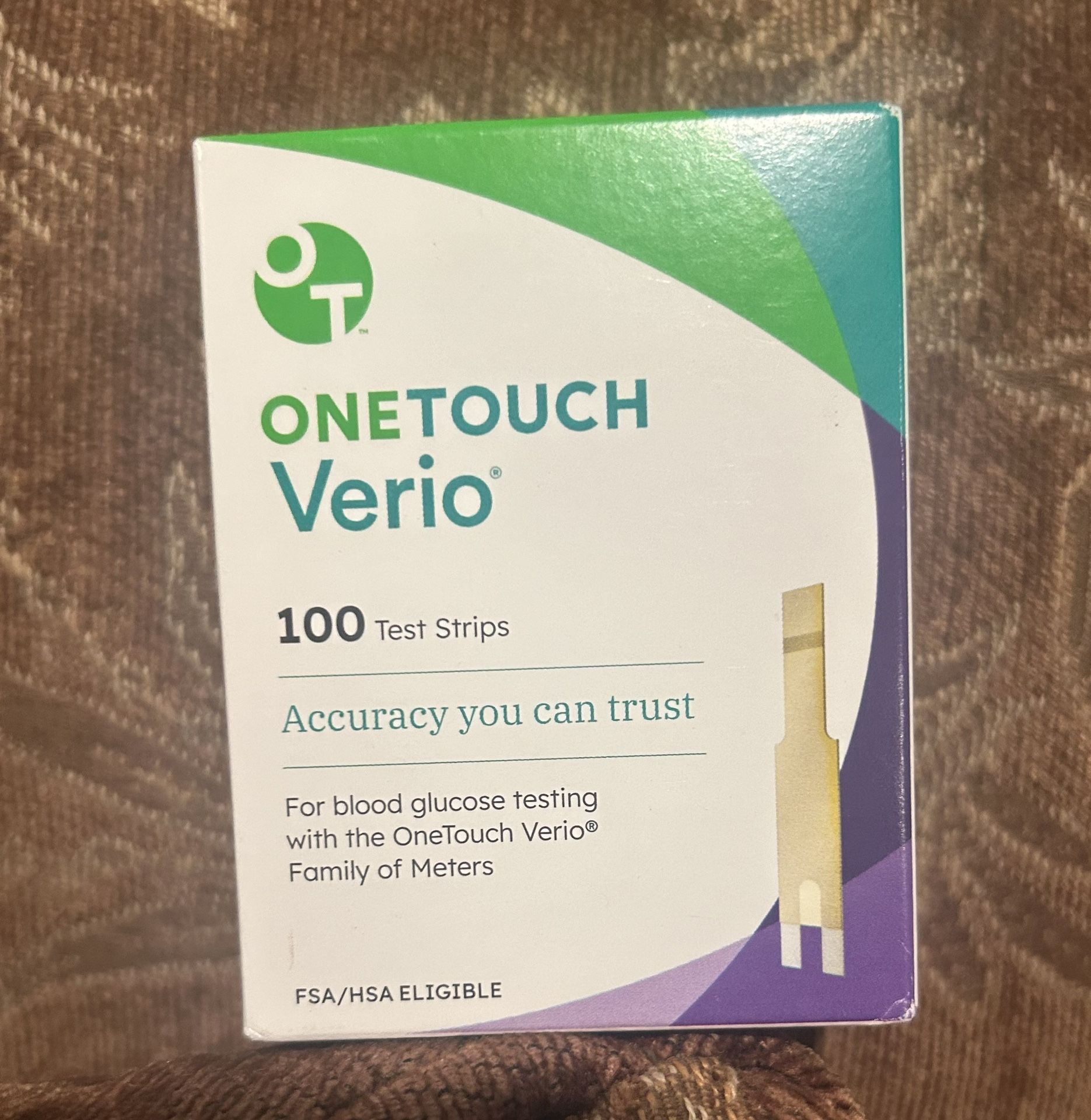 One Touch Verio Diabetic Test Strips 100 Count