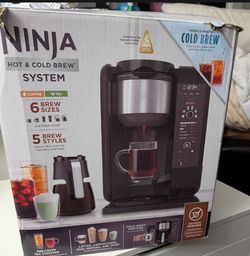 Brand new ninja hot and cold brew system in box ( only used 2 times )