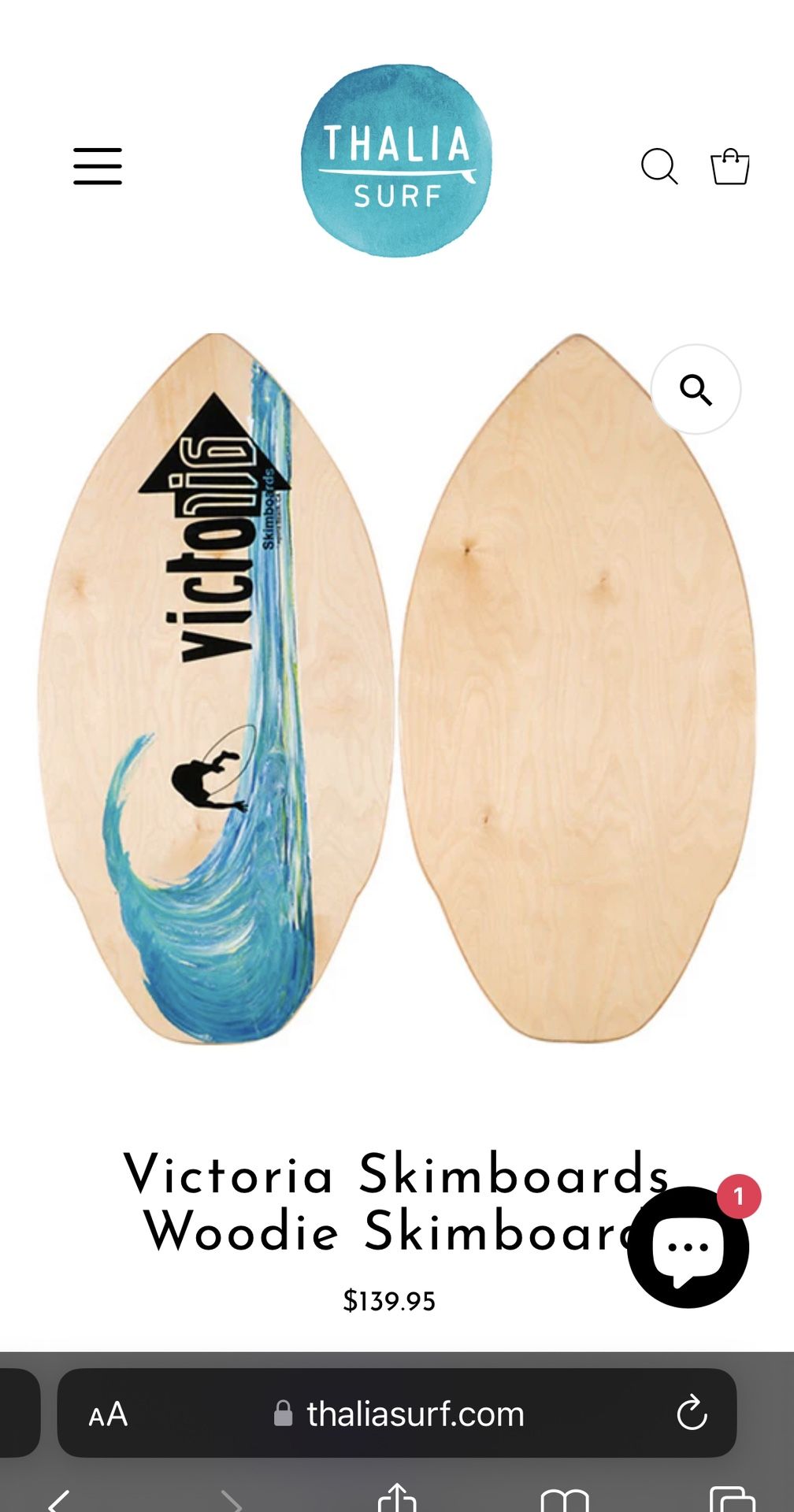 Victoria Skim Board