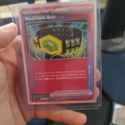 Maximum Belt Pokemon Card