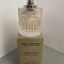 Jimmy Choo Illicit Flower Spray 3.3oz 100ml Brand New Tester No Cap