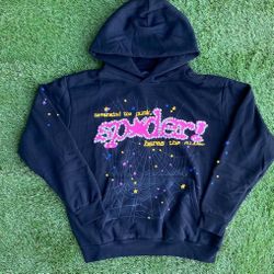 Sp5der worldwide hoodie/Black/Medium