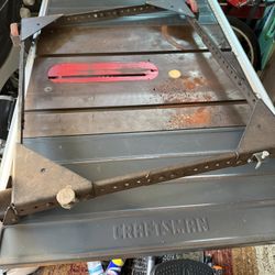 Craftsman Wood Cutting Table