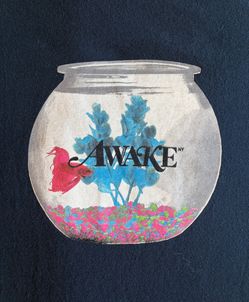 Awake Fish Bowl T-Shirt  Size Large