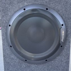 Pioneer 12” Subwoofer With Built In Amp