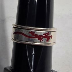 Gecko Spinner Ring