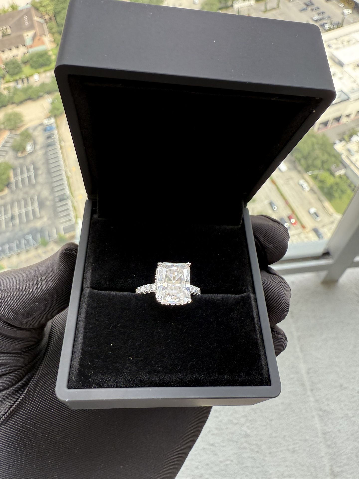 5ct Moissanite Engagement Ring