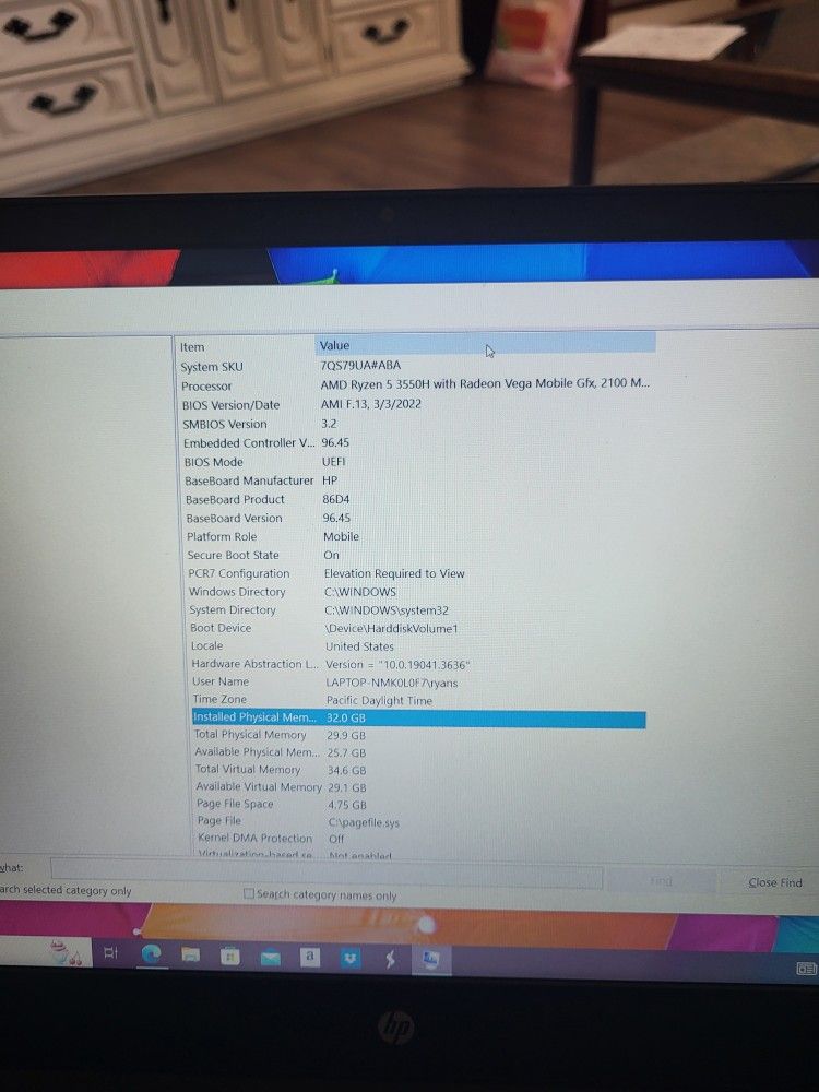 Hp Gaming Laptop computer Ryzen Nvidia Gtx