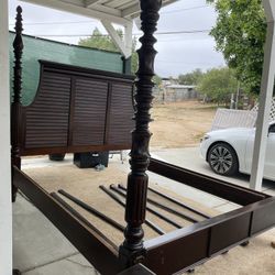 California King Wooden Bedframe