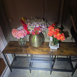 Fake Flowers With Pots