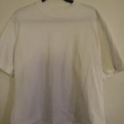 White And Black Hollister Boxy Crop Fit T-Shirt- Sizes Small