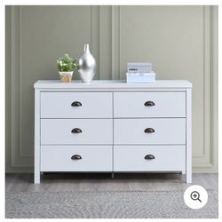 BLACK BLACK!Safari 6 Drawer Master Dresser, Black 