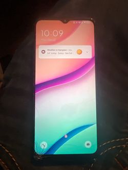 Android Smartphone with Cracked Screen