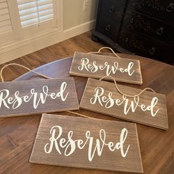4 Reserved Signs 