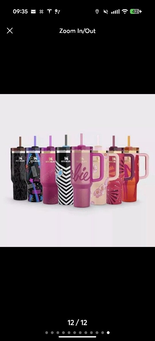 Stanly Barbie Bundle 8 Cup In 1 Box