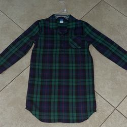 Old Navy Toddler Girl’s Plaid Nightgown / Pajamas, Size 5t