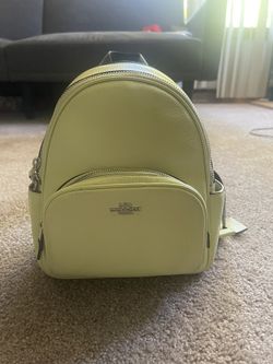 Coach Backpack Mint Green Small 