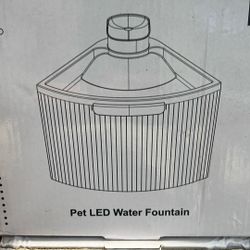 Pet Led Water Fountain 