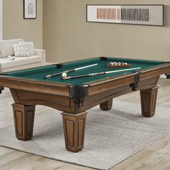 Resolute Pool Table in Whiskey