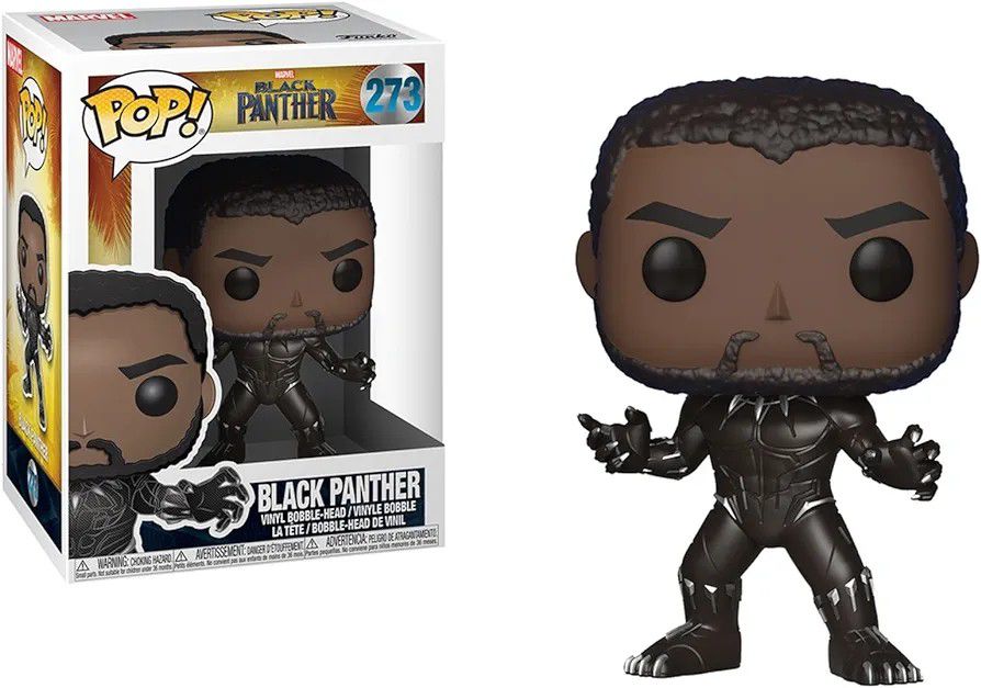 NEW Funko POP! Black Panther 273 Unmasked T'Challa (Chadwick Boseman) Marvel