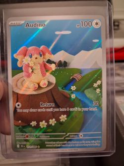 Audino 151/086 Pokémon Holo Rare Card