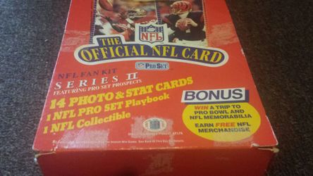 1989 Pro Set Football cards/ New sealed wax packs