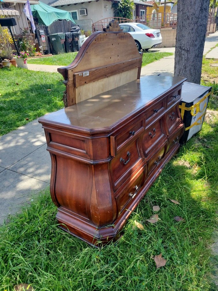 Dresser And Mirror