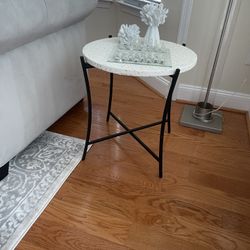 Stone Side Tables Set Of 2 Heavy Like New