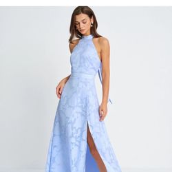 Long Blue Dress