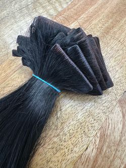 Black tape extensions size 16