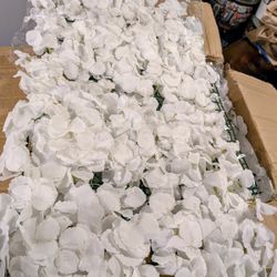 3D Flower Wall Panel, Artificial Floral Wall Background