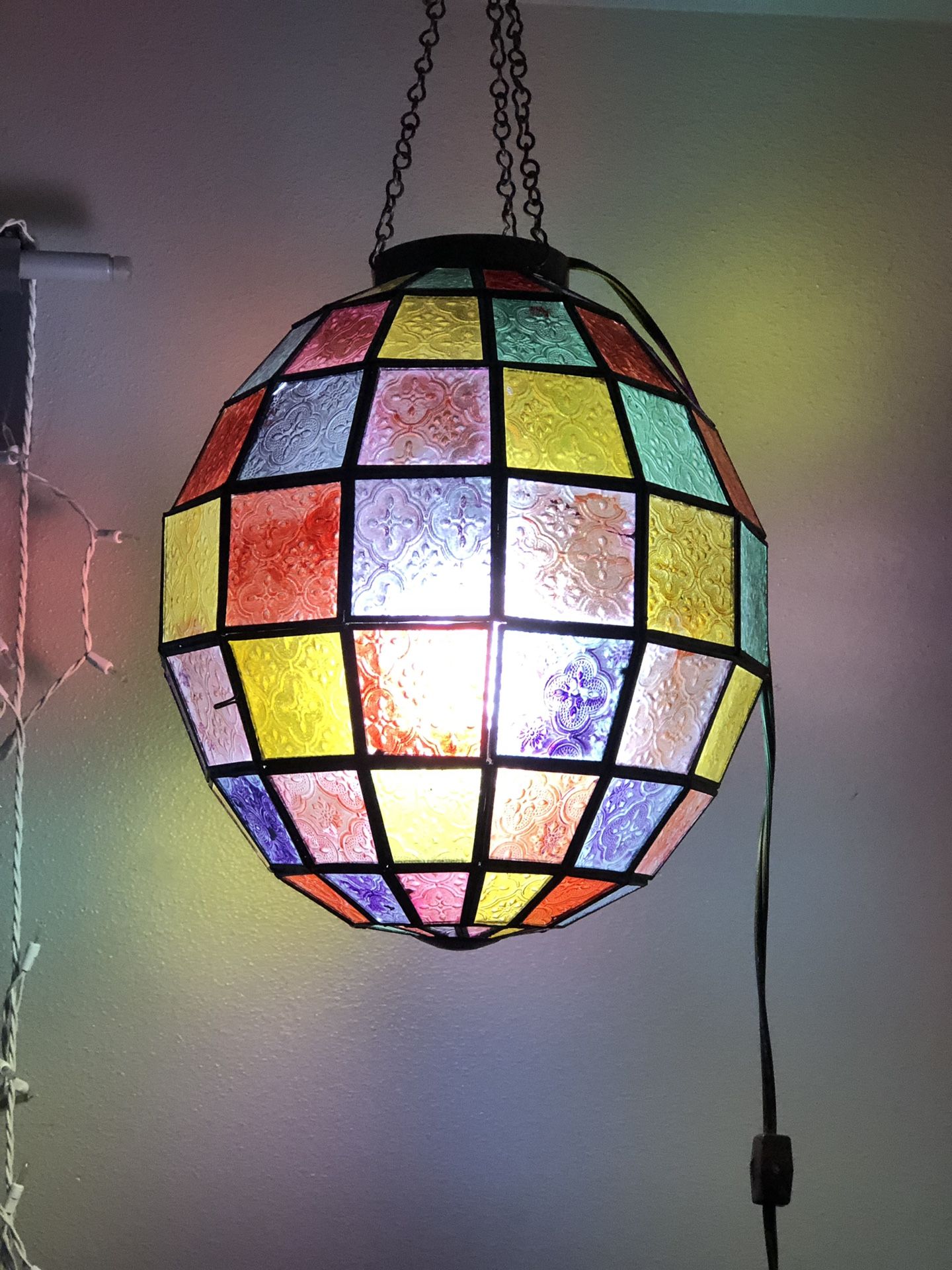 Stained Glass Pendant Lamp!
