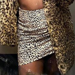 Leopard Mini Skirt