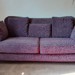 Dark Violet Couch 